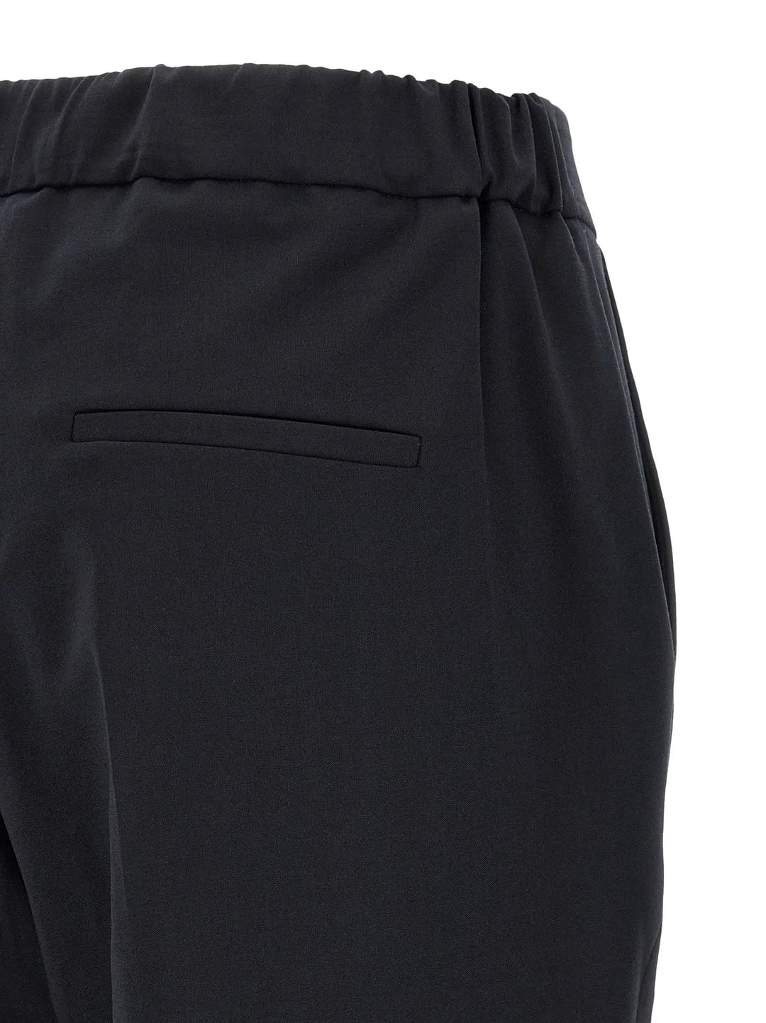 Alberto Biani Sample Sale | Alberto Biani Black Polyester Cropped Pants - | Designer outlet