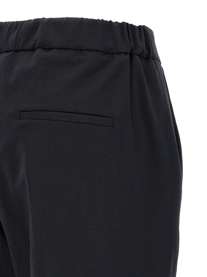Alberto Biani Sample Sale | Alberto Biani Black Polyester Cropped Pants - | Designer outlet