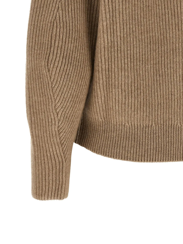 Brunello Cucinelli Sample Sale | Brunello Cucinelli Beige Cashmere Cardigan - | Designer outlet