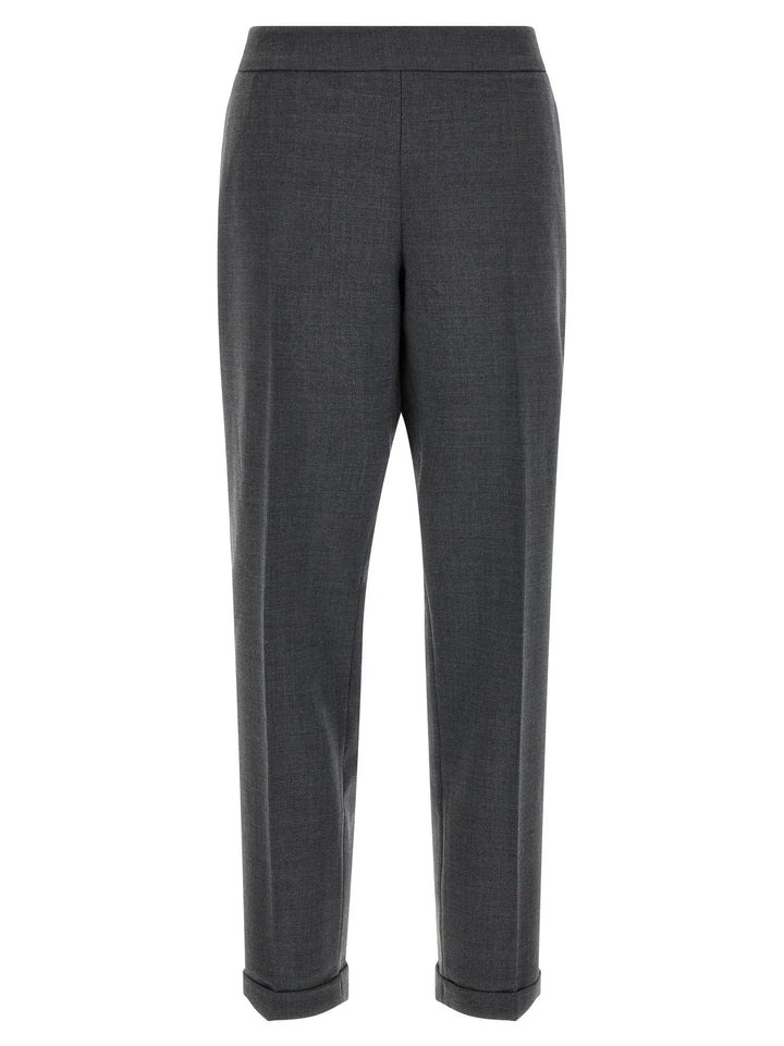 Alberto Biani Sample Sale | Alberto Biani Gray Polyester Cropped Pants - | Designer outlet