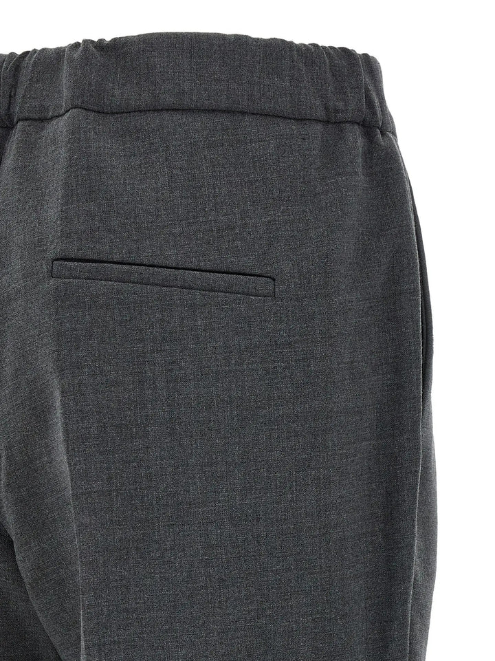 Alberto Biani Sample Sale | Alberto Biani Gray Polyester Cropped Pants - | Designer outlet