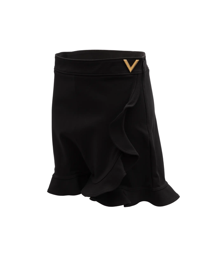 Valentino Garavani Sample Sale | Valentino Garavani Mini Black Skirt - | Designer outlet