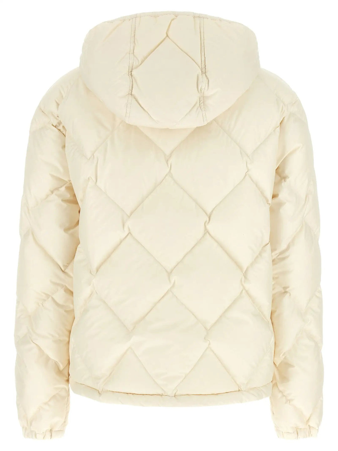 Moncler Sample Sale | Moncler White Polyester Full-Length Jacket - | Designer outlet