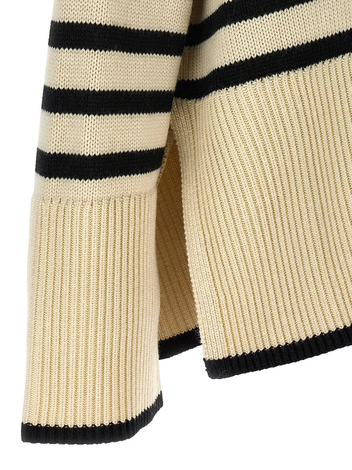 TOTEME Sample Sale | TOTEME Bicolor Wool Cardigan - | Designer outlet