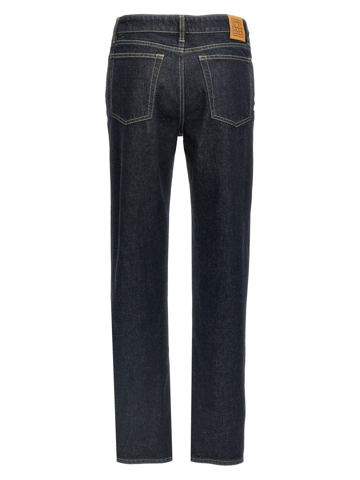 TOTEME Sample Sale | TOTEME Blue Cotton Tapered Jeans - | Designer outlet