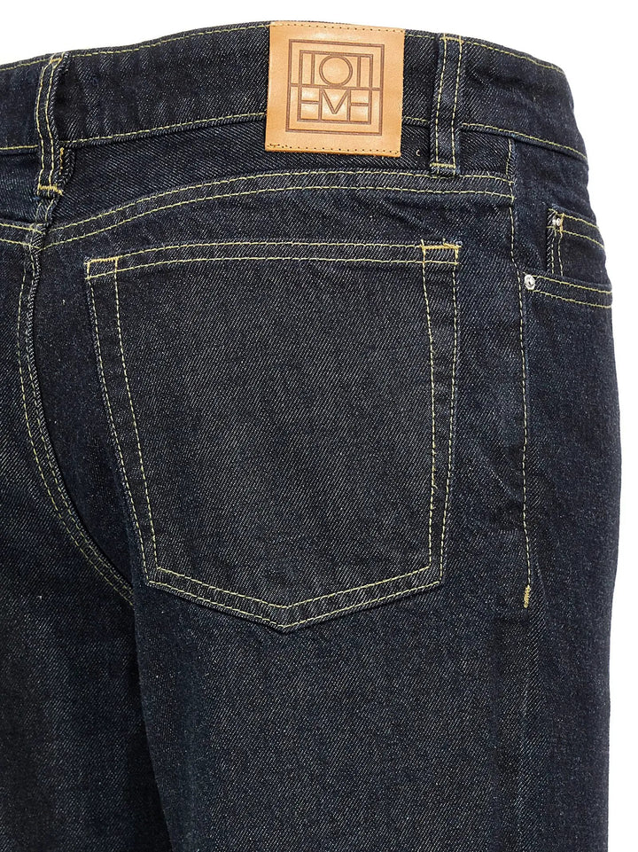 TOTEME Sample Sale | TOTEME Blue Cotton Tapered Jeans - | Designer outlet