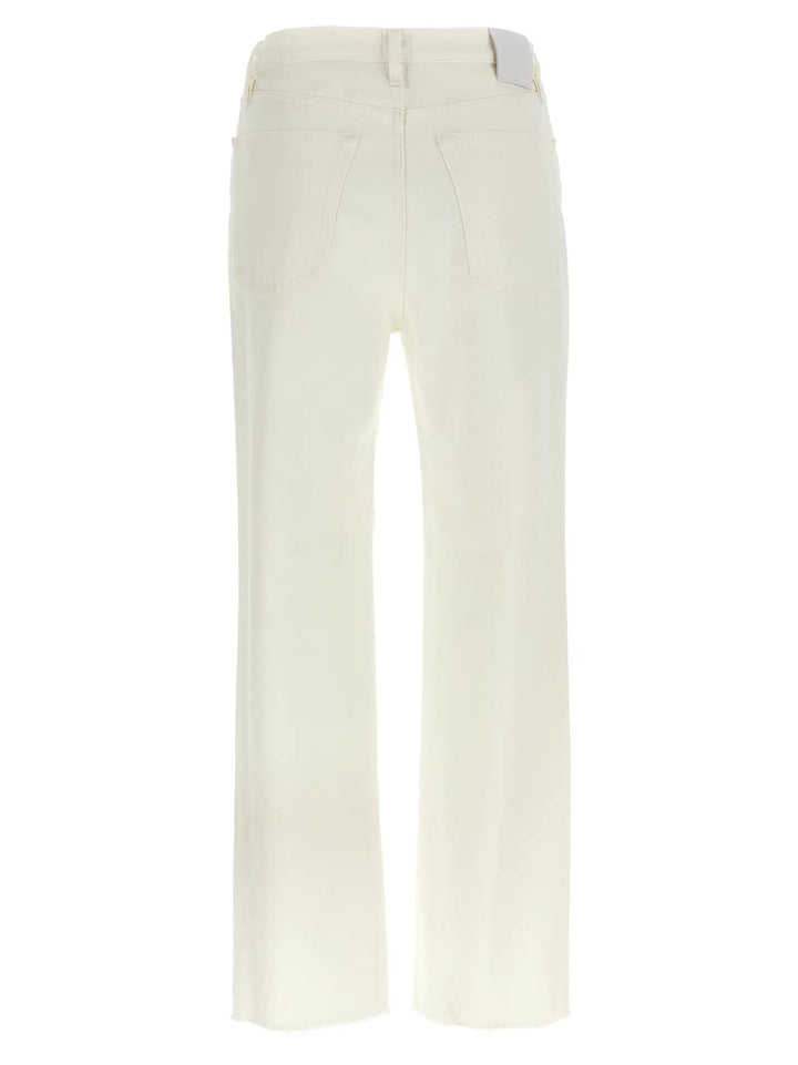 TOTEME Sample Sale | TOTEME White Cotton High-Waisted Jean - | Designer outlet