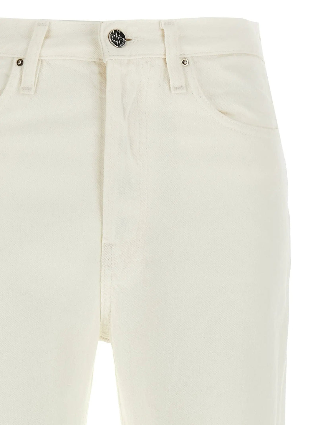 TOTEME Sample Sale | TOTEME White Cotton High-Waisted Jean - | Designer outlet
