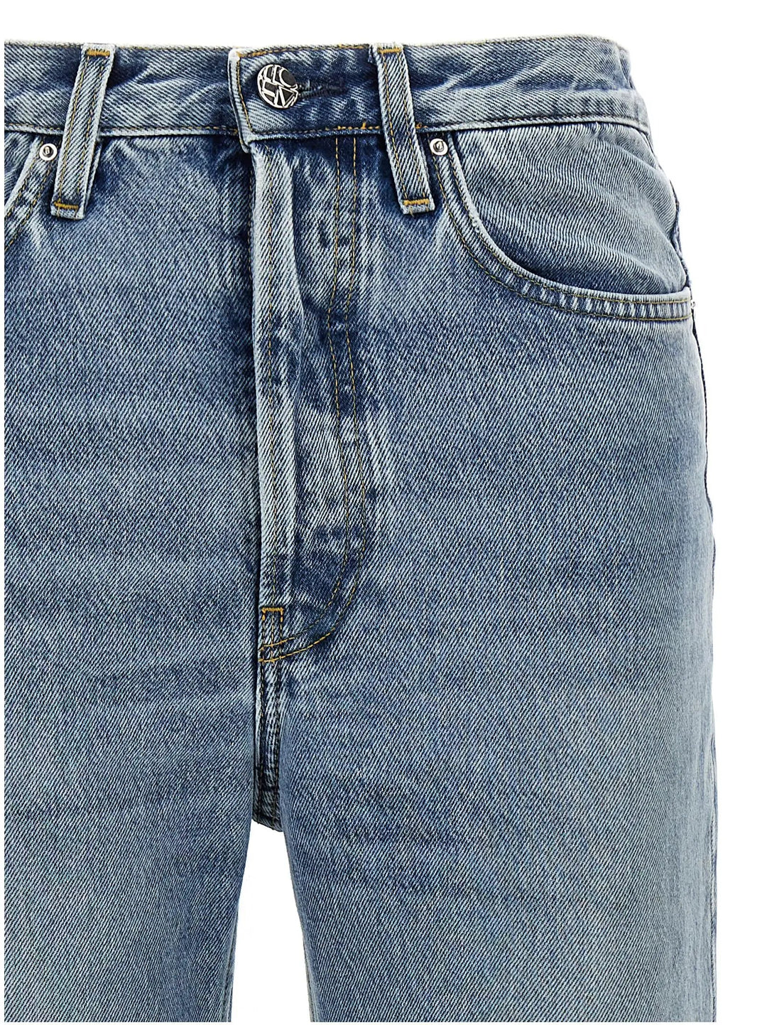 TOTEME Sample Sale | TOTEME Blue Cotton Straight-Leg Jeans - | Designer outlet