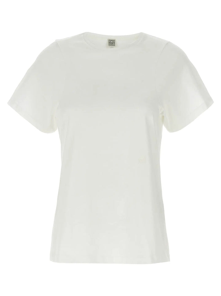 TOTEME Sample Sale | TOTEME White Cotton T-Shirt - | Designer outlet