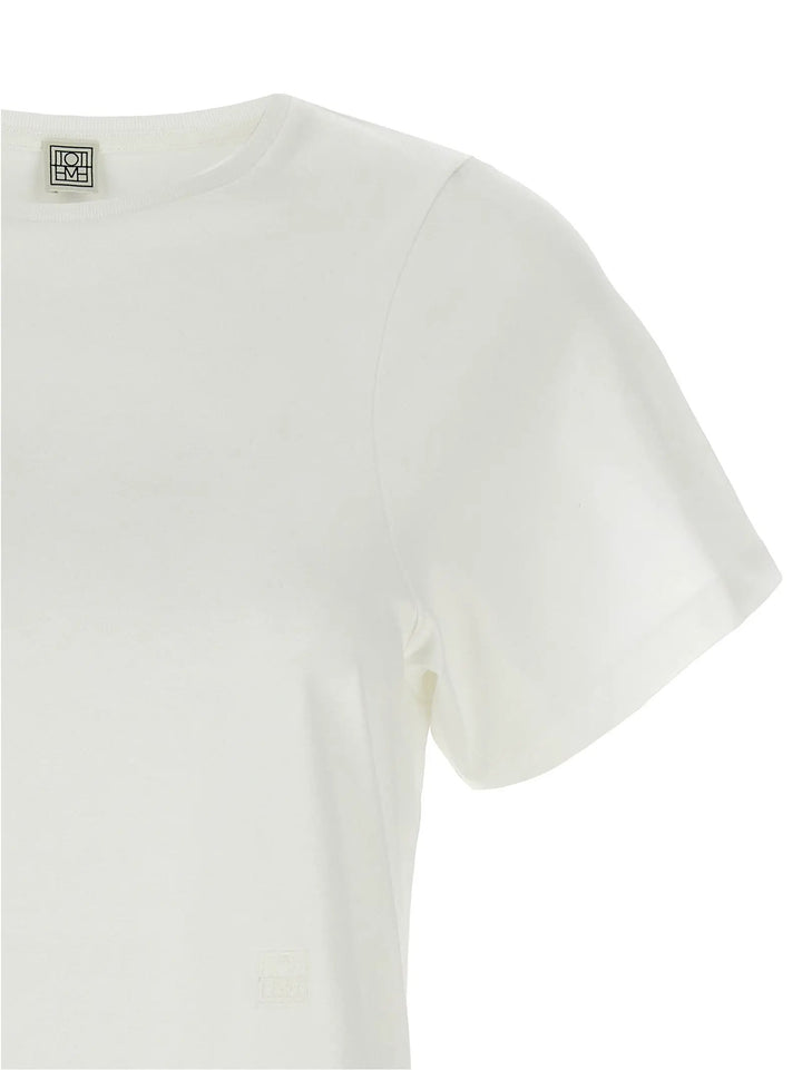TOTEME Sample Sale | TOTEME White Cotton T-Shirt - | Designer outlet