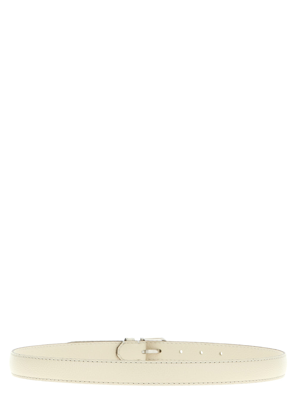 TOTEME Sample Sale | TOTEME White Leather Regular Belt - | Designer outlet