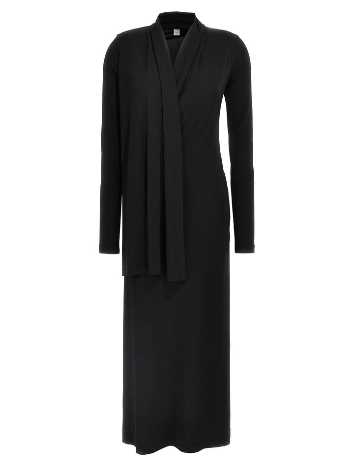 TOTEME Sample Sale | TOTEME Black Viscose Long Dress - | Designer outlet