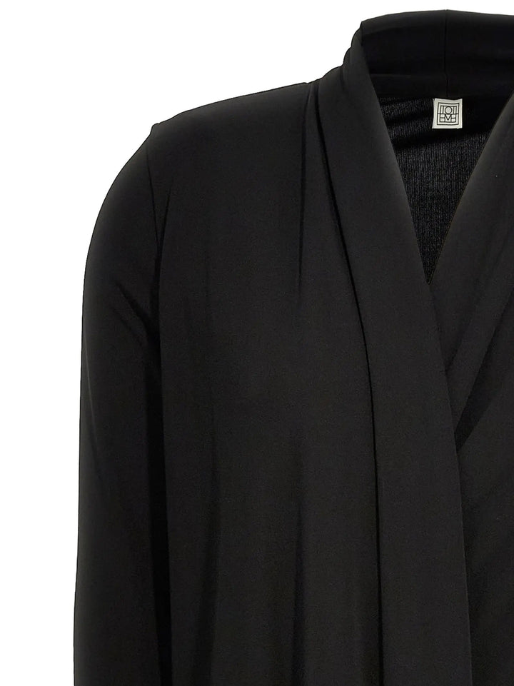 TOTEME Sample Sale | TOTEME Black Viscose Long Dress - | Designer outlet