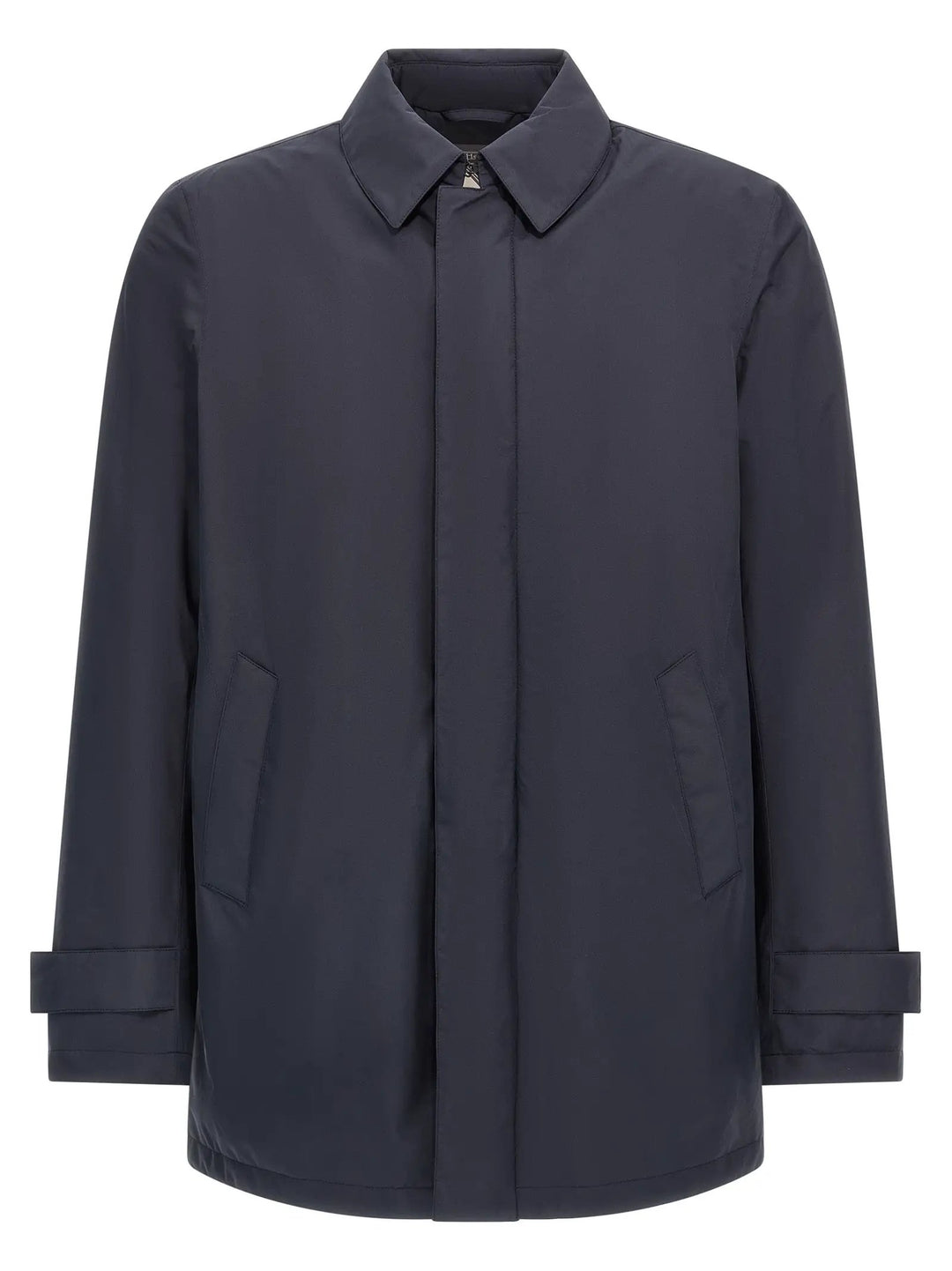 Herno Sample Sale | Herno Blue Polyester Parka - | Designer outlet