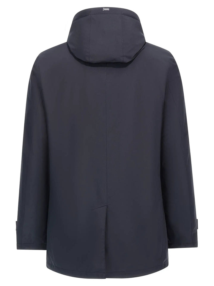Herno Sample Sale | Herno Blue Polyester Parka - | Designer outlet