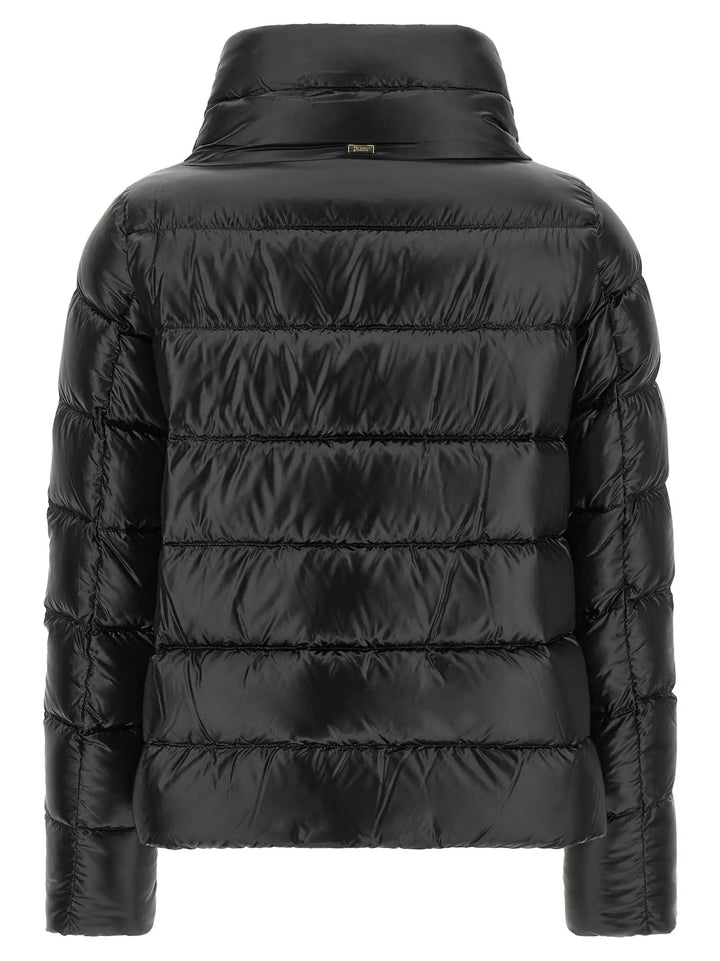 Herno Sample Sale | Herno Black Polyamide Full-Length Jacket - | Designer outlet