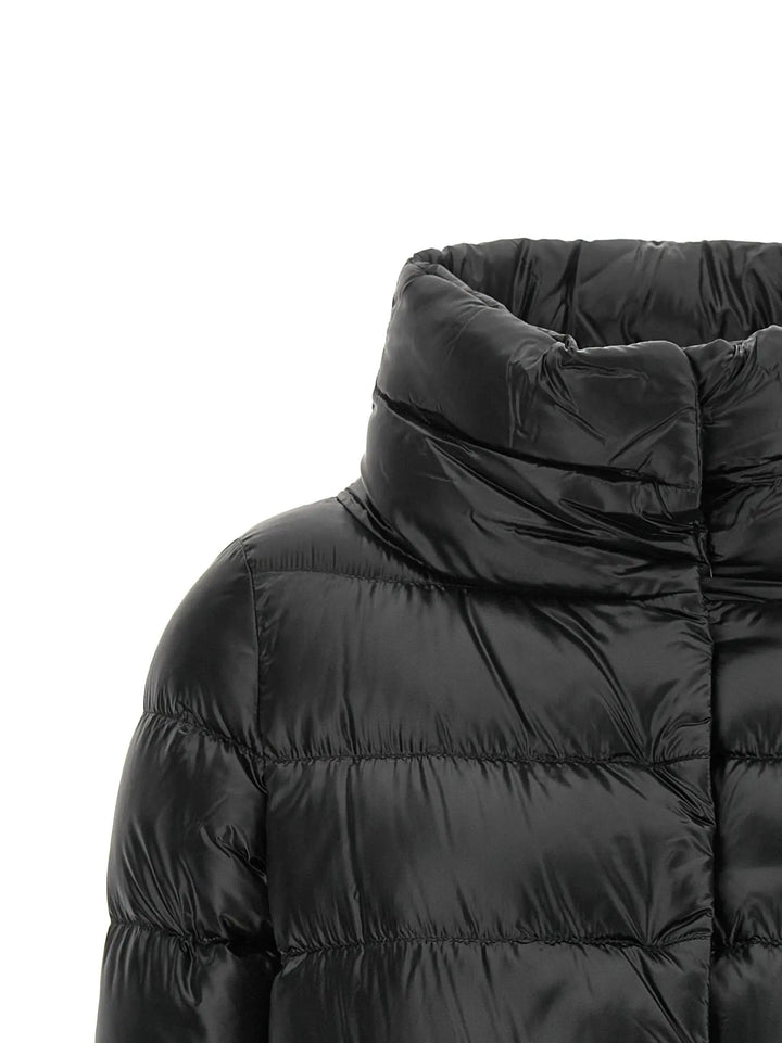 Herno Sample Sale | Herno Black Polyamide Full-Length Jacket - | Designer outlet