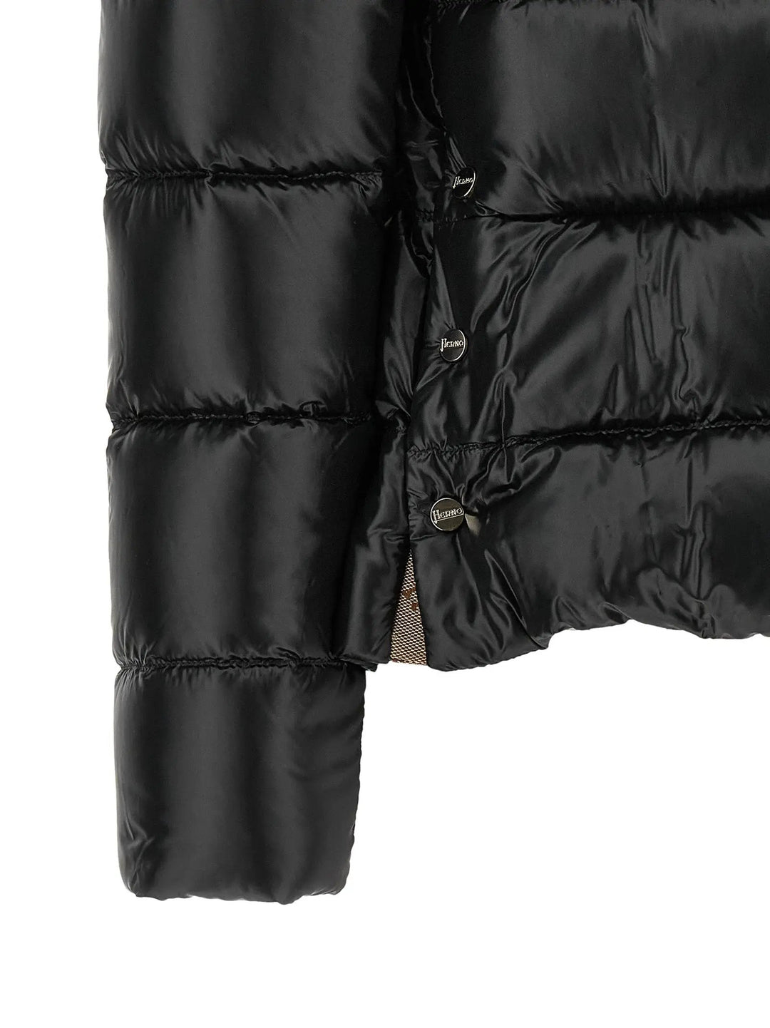 Herno Sample Sale | Herno Black Polyamide Full-Length Jacket - | Designer outlet