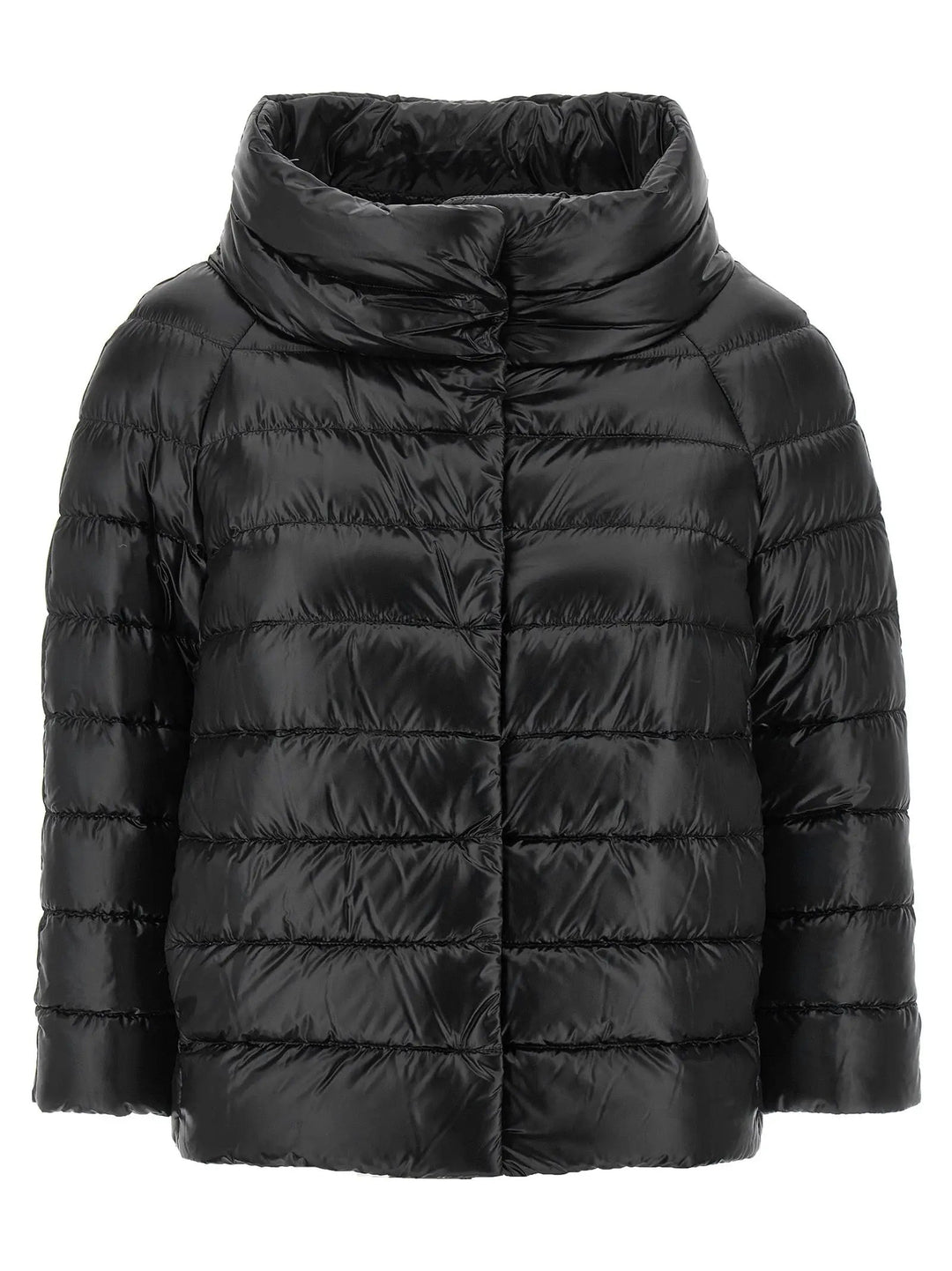 Herno Sample Sale | Herno Black Polyamide Full-Length Jacket - | Designer outlet