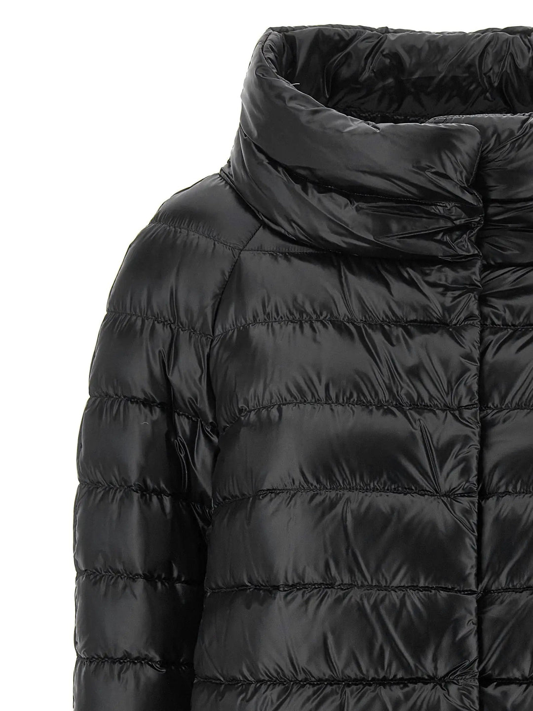 Herno Sample Sale | Herno Black Polyamide Full-Length Jacket - | Designer outlet