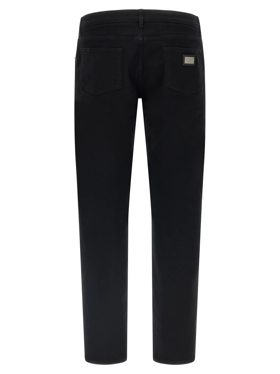 Dolce &amp; Gabbana Sample Sale | Dolce &amp; Gabbana Black Cotton Slim Fit Jeans - | Designer outlet