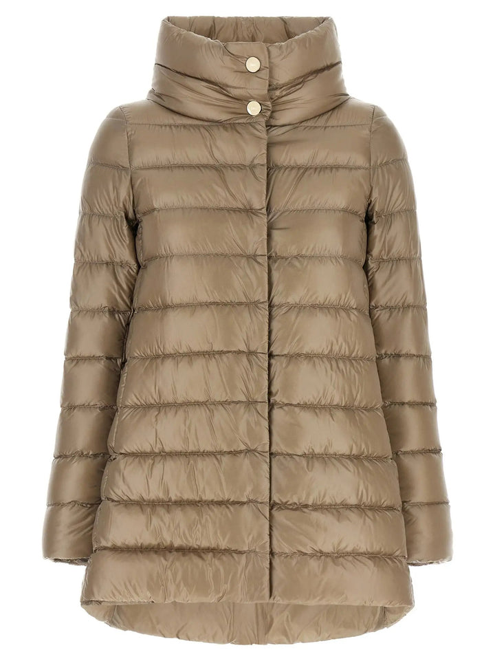 Herno Sample Sale | Herno Beige Polyamide Full-Length Jacket - | Designer outlet