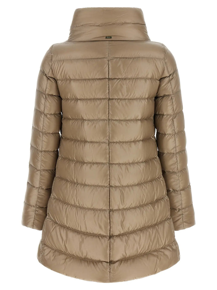 Herno Sample Sale | Herno Beige Polyamide Full-Length Jacket - | Designer outlet