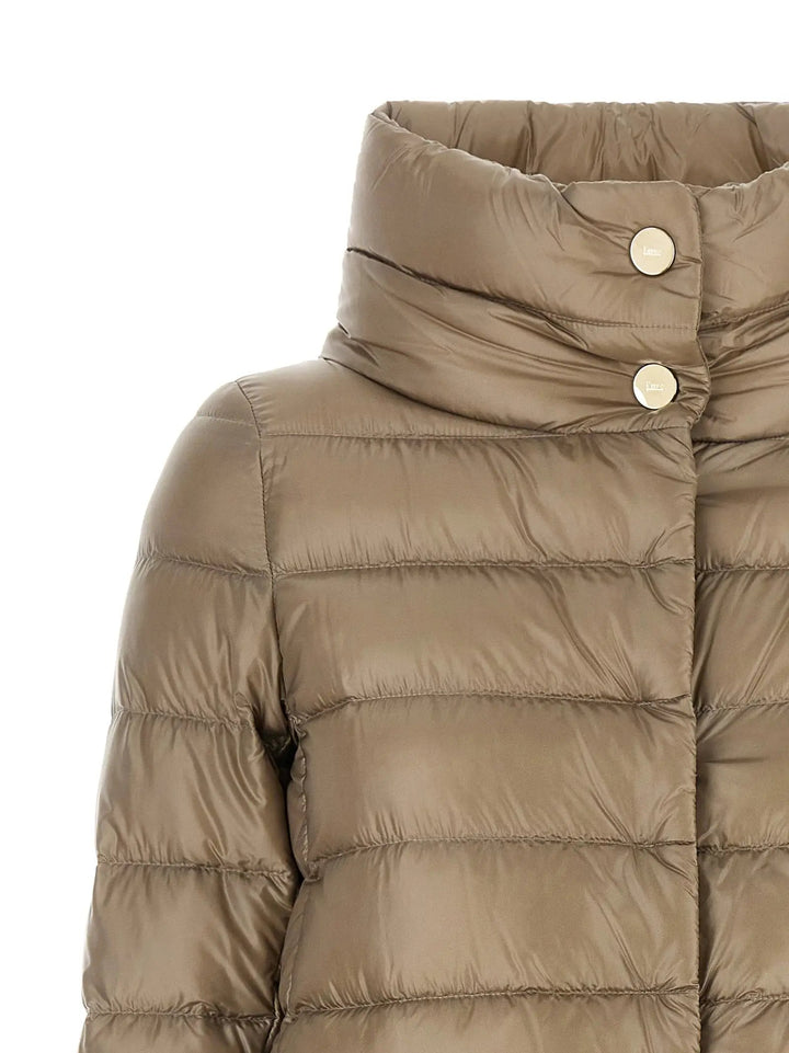 Herno Sample Sale | Herno Beige Polyamide Full-Length Jacket - | Designer outlet