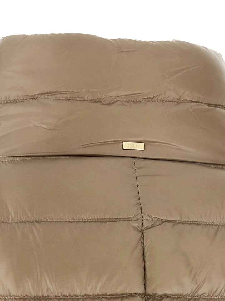 Herno Sample Sale | Herno Beige Polyamide Full-Length Jacket - | Designer outlet