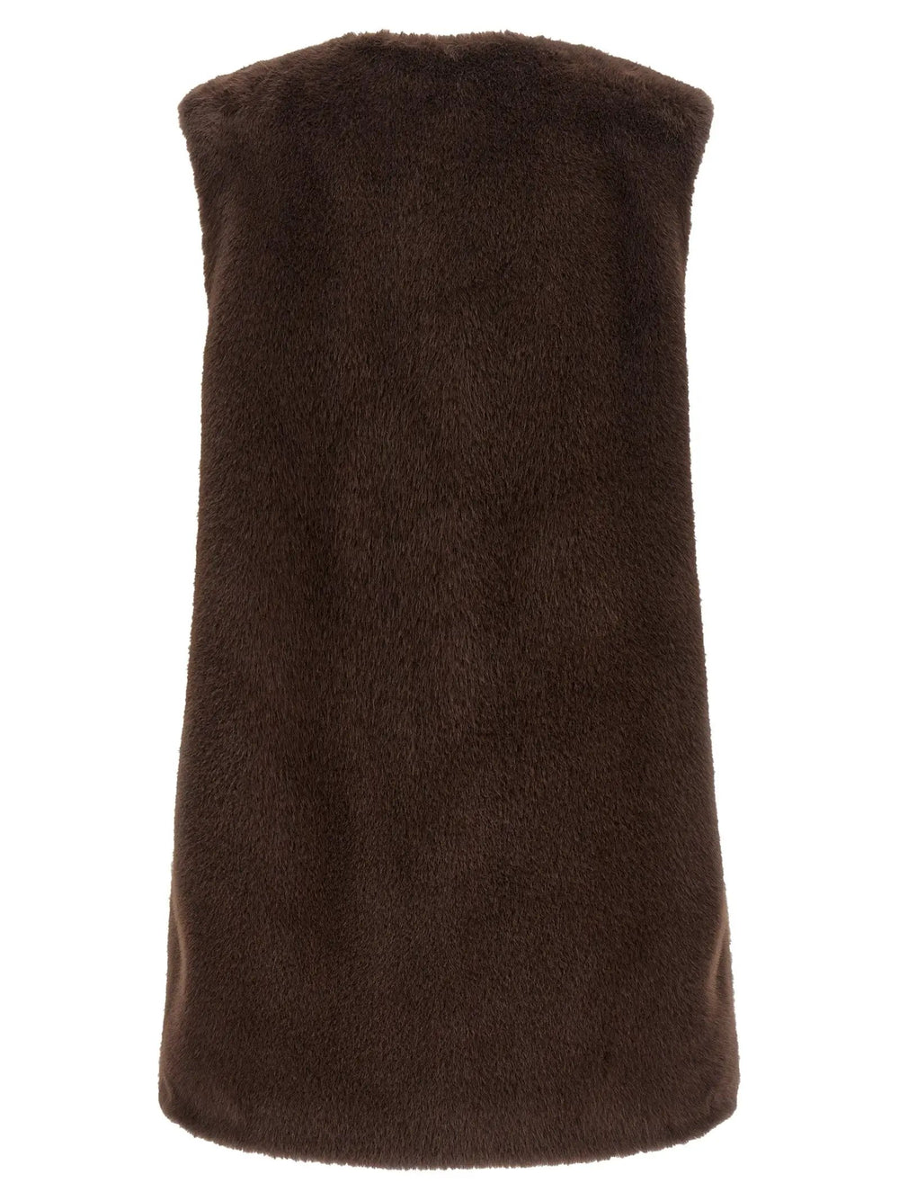 Herno Sample Sale | Herno Brown Polyester Sleeveless Jacket - | Designer outlet