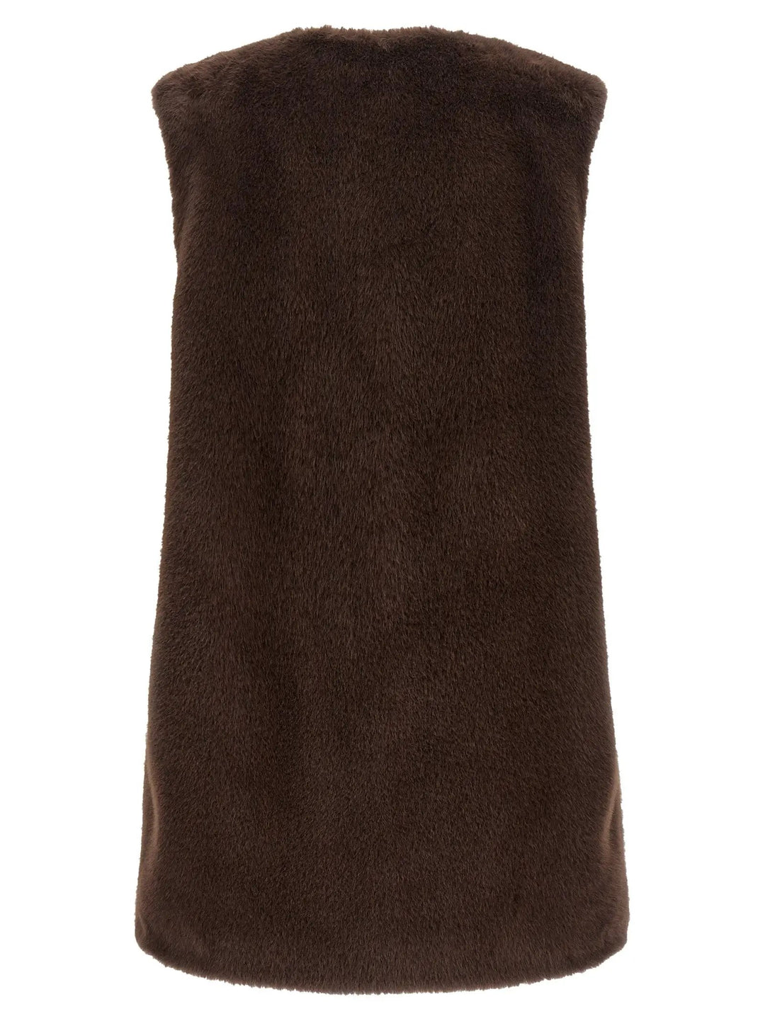 Herno Sample Sale | Herno Brown Polyester Sleeveless Jacket - | Designer outlet