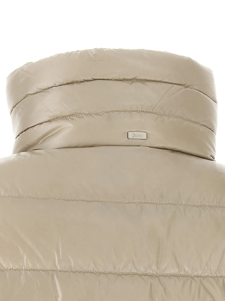 Herno Sample Sale | Herno Beige Polyamide Full-Length Jacket - | Designer outlet