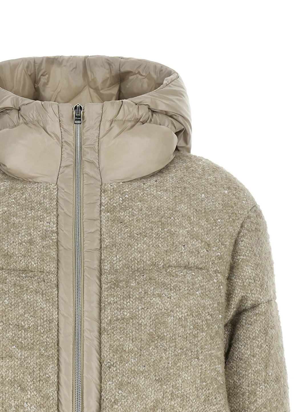Herno Sample Sale | Herno Beige Wool Full-Length Jacket - | Designer outlet