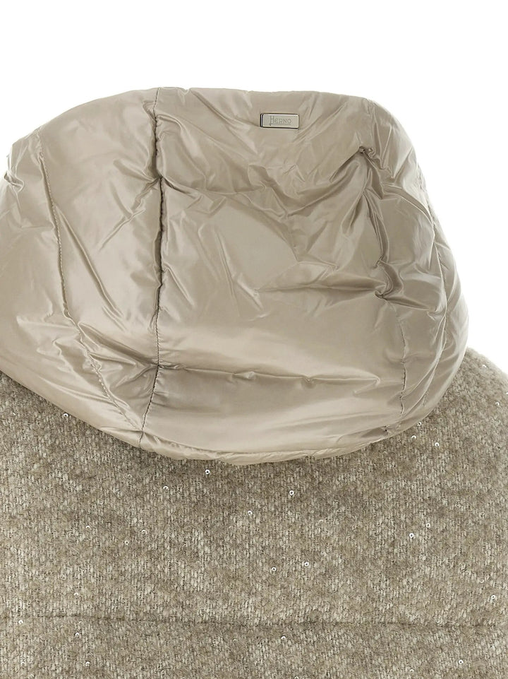 Herno Sample Sale | Herno Beige Wool Full-Length Jacket - | Designer outlet
