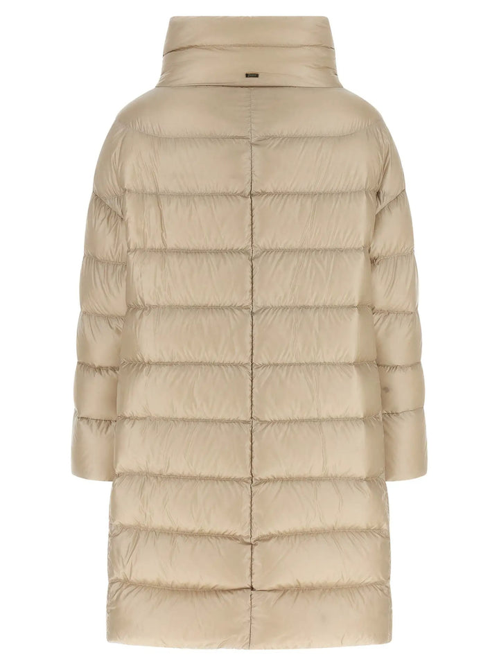 Herno Sample Sale | Herno Beige Polyamide Coat - | Designer outlet