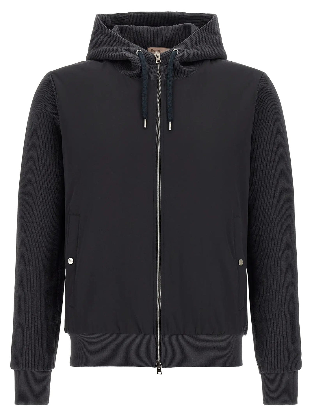 Herno Sample Sale | Herno Blue Cotton Shell Jacket - | Designer outlet
