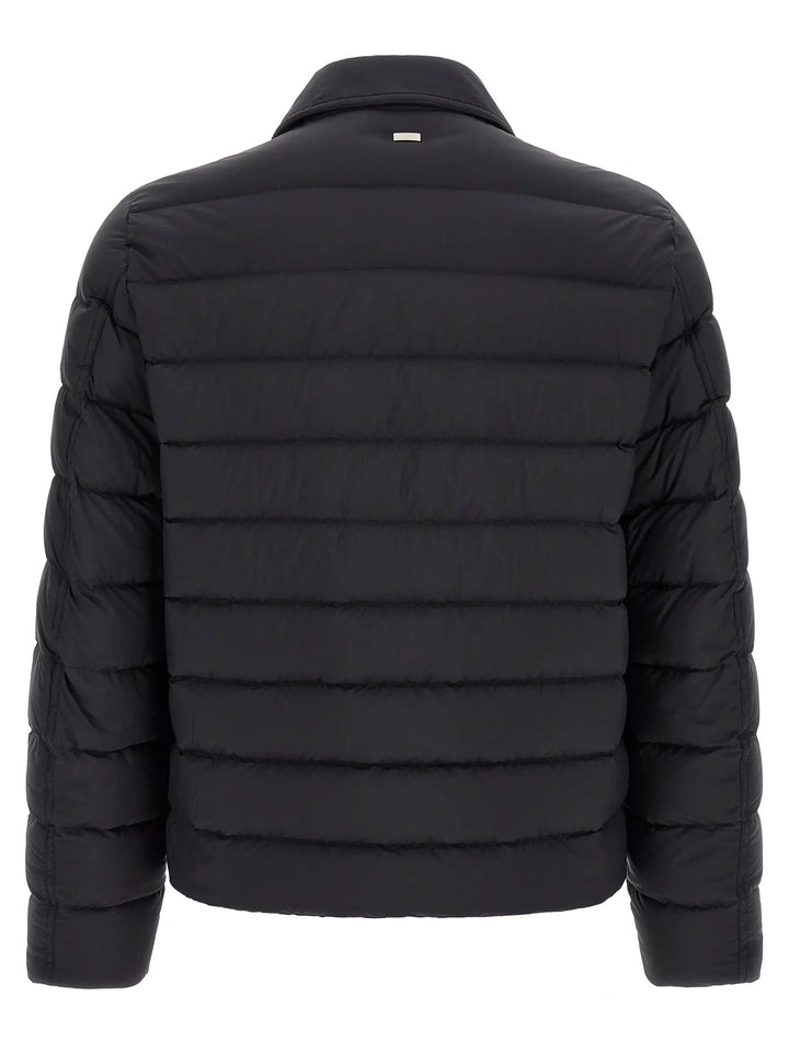 Herno Sample Sale | Herno Black Polyamide Full-Length Jacket - | Designer outlet