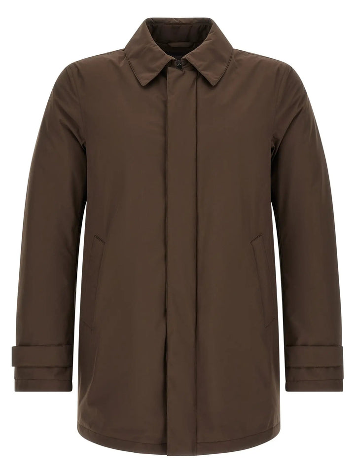 Herno Sample Sale | Herno Brown Polyester Parka - | Designer outlet