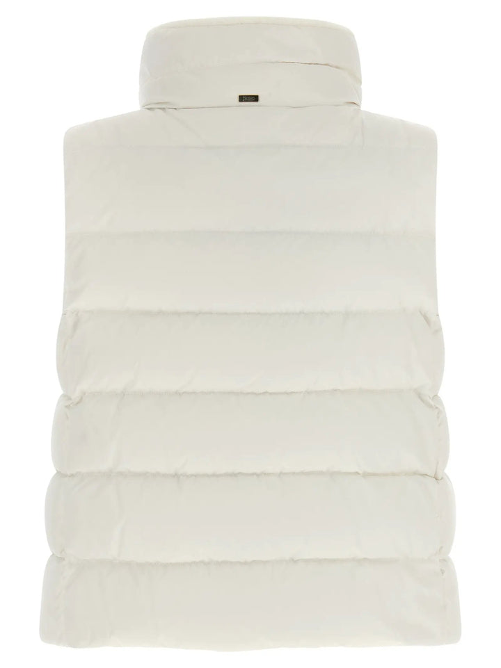 Herno Sample Sale | Herno White Polyester Sleeveless Jacket - | Designer outlet
