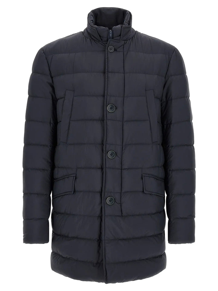 Herno Sample Sale | Herno Blue Polyamide Coat - | Designer outlet