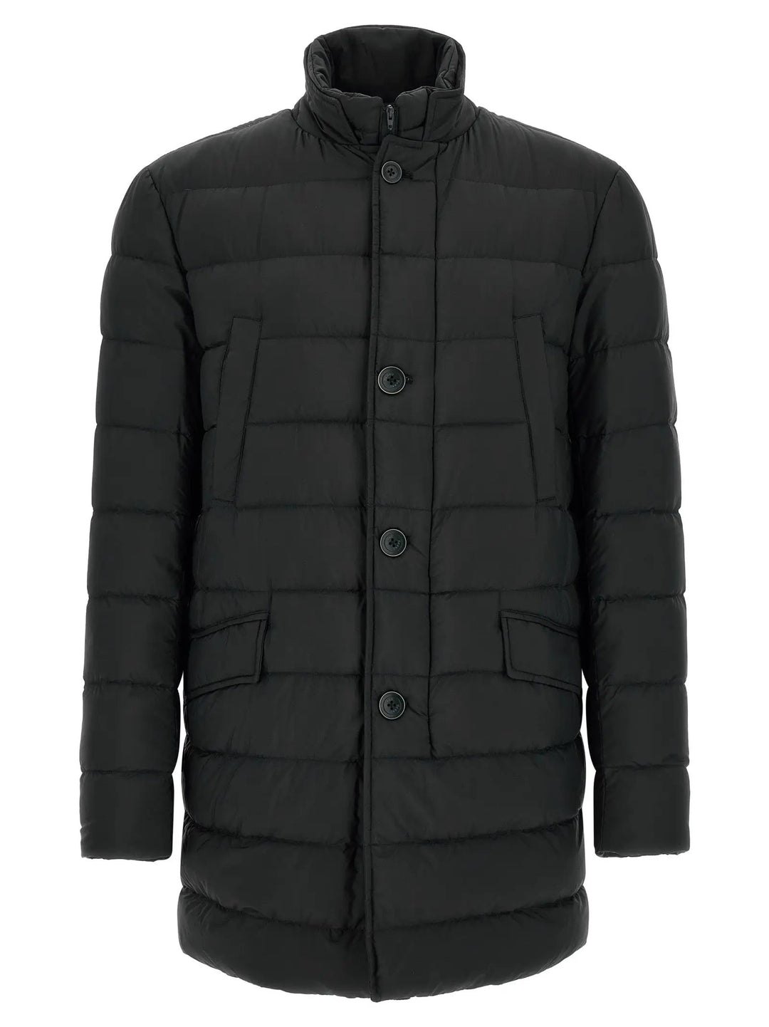 Herno Sample Sale | Herno Black Polyamide Full-Length Jacket - | Designer outlet