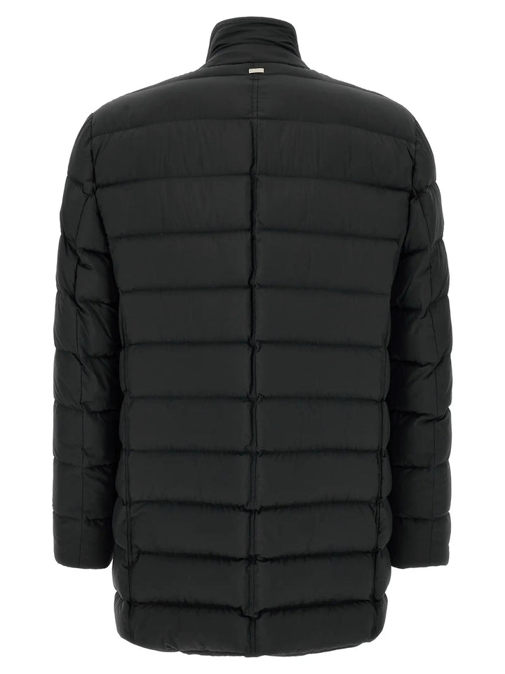 Herno Sample Sale | Herno Black Polyamide Full-Length Jacket - | Designer outlet