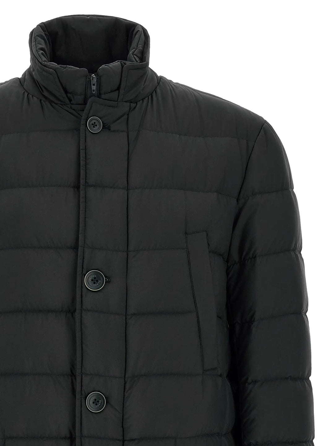 Herno Sample Sale | Herno Black Polyamide Full-Length Jacket - | Designer outlet