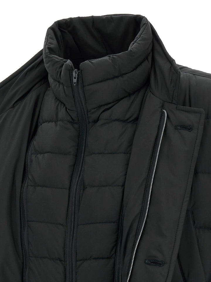 Herno Sample Sale | Herno Black Polyamide Full-Length Jacket - | Designer outlet