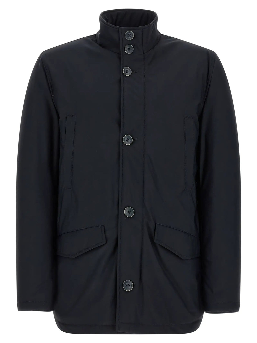 Herno Sample Sale | Herno Blue Polyamide Full-Length Jacket - | Designer outlet