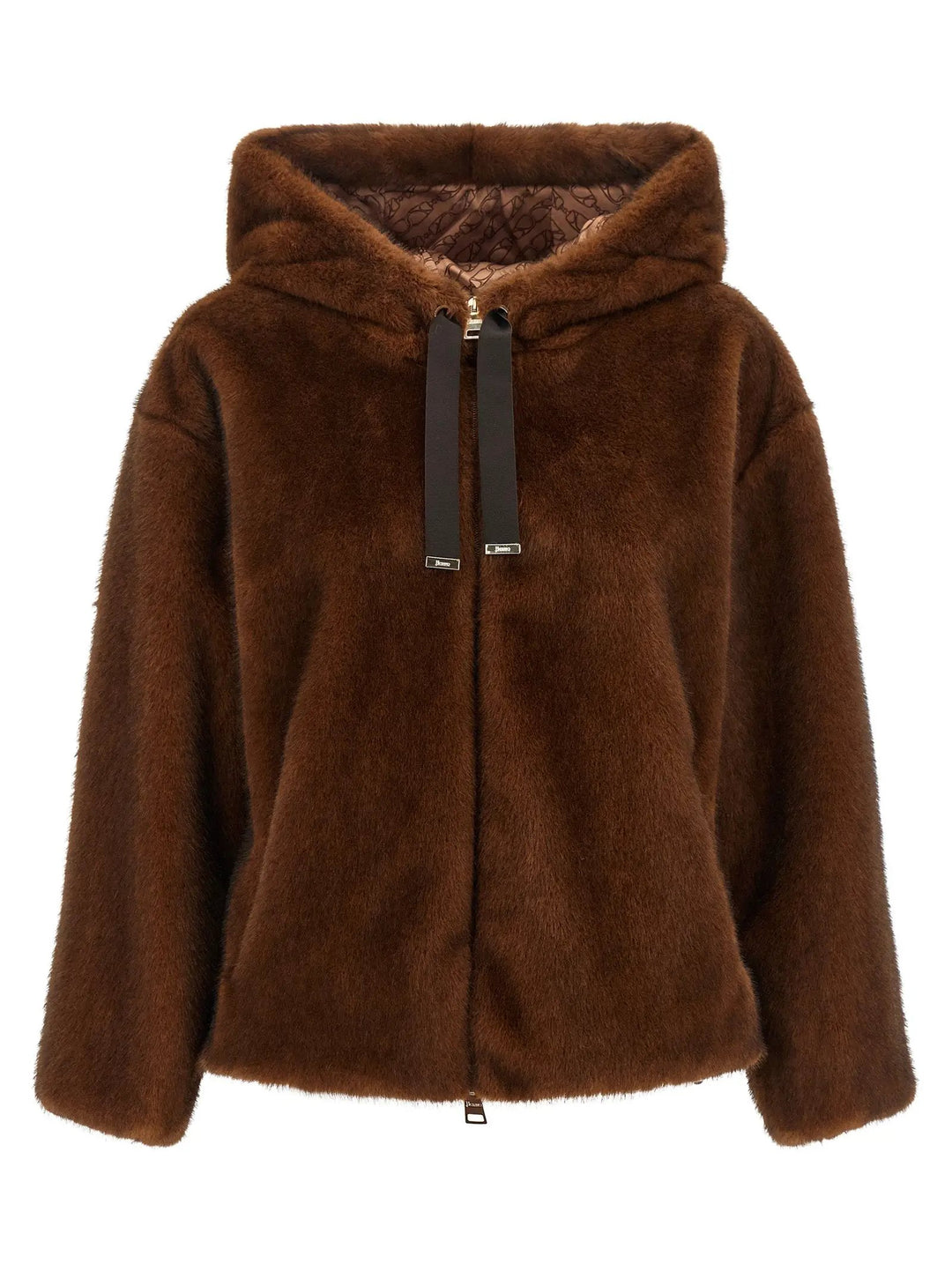 Herno Sample Sale | Herno Brown Polyester Bomber - | Designer outlet