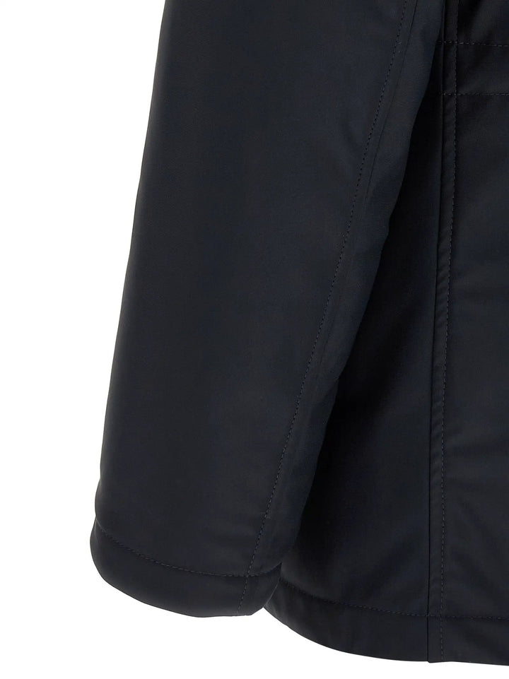 Herno Sample Sale | Herno Blue Polyamide Full-Length Jacket - | Designer outlet