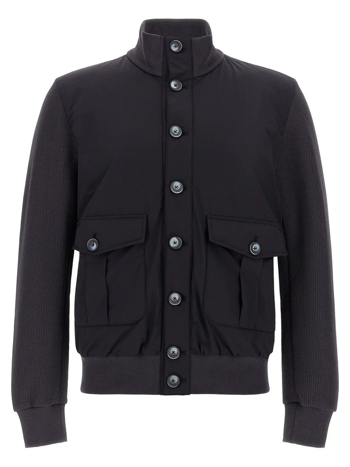 Herno Sample Sale | Herno Blue Cotton Jacket - | Designer outlet
