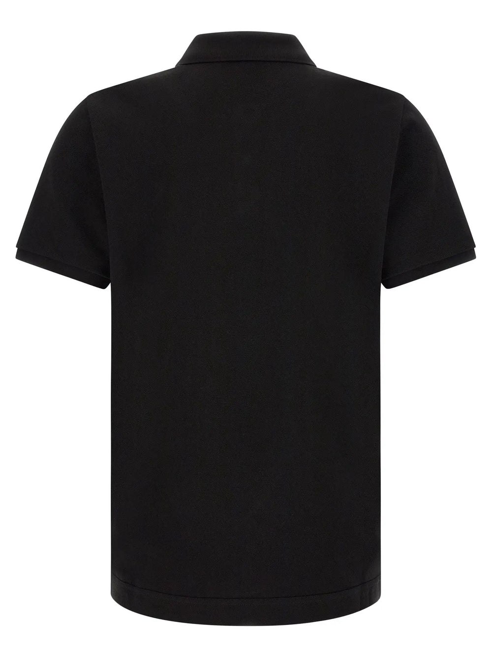 Moncler Sample Sale | Moncler Black Leather Polo Shirt - | Designer outlet